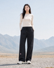Ladinside ALPINIST Climbing Pants - BLACK w/ Cheery Blossom